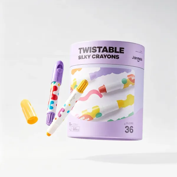 Washable Glitter Crayons — 24 Colors