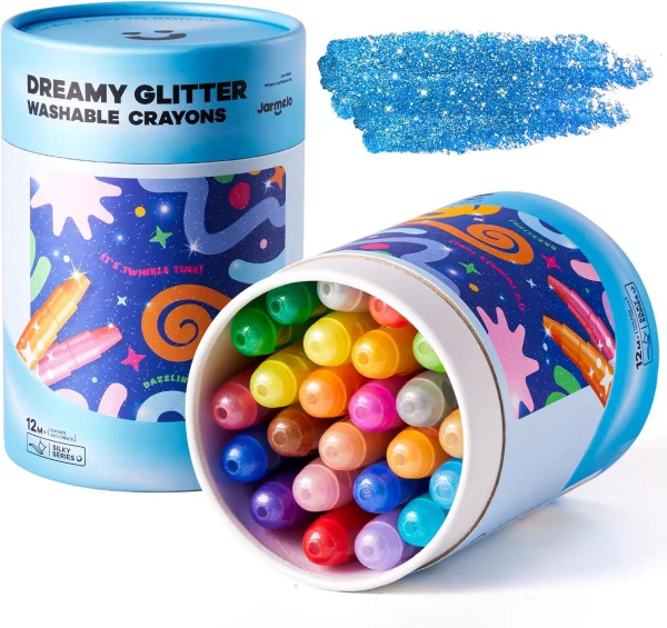 Dreamy Glitter - Washable Crayons