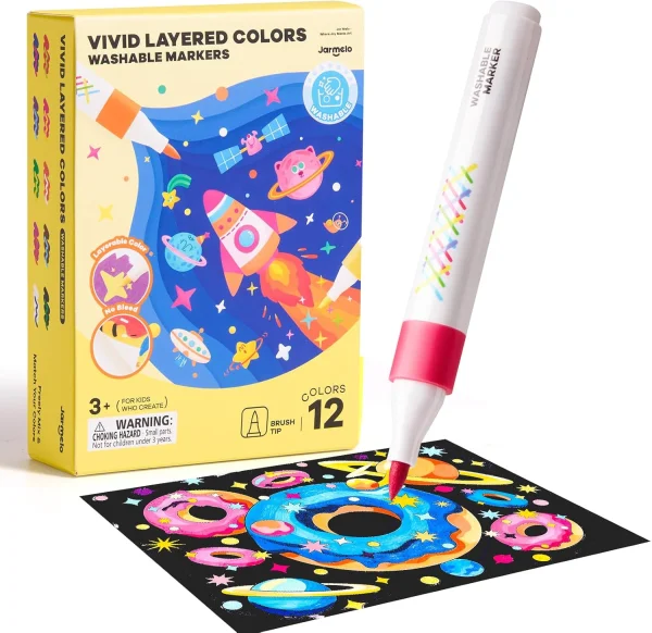 Vivid Layered Colors - Washable Markers
