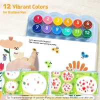Jarmelo Finger painting-A lively forest — product thumbnail for children creative art and education