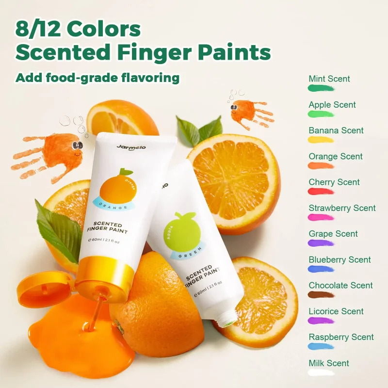 Jarmelo Scented Finger Paint — children art supplies product image for children creative art and education