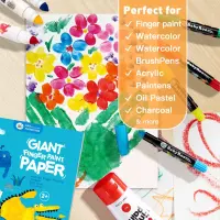 Jarmelo Finger Paint  Paper 30 sheets — product thumbnail for children creative art and education
