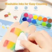 Jarmelo Finger painting-A lively forest — product thumbnail for children creative art and education