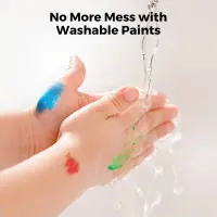 Jarmelo Color Burst Finger Paints — product thumbnail for children creative art and education