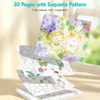 Jarmelo Watercolor Painting Book - Whimsical Pet Paradise — product thumbnail for children creative art and education