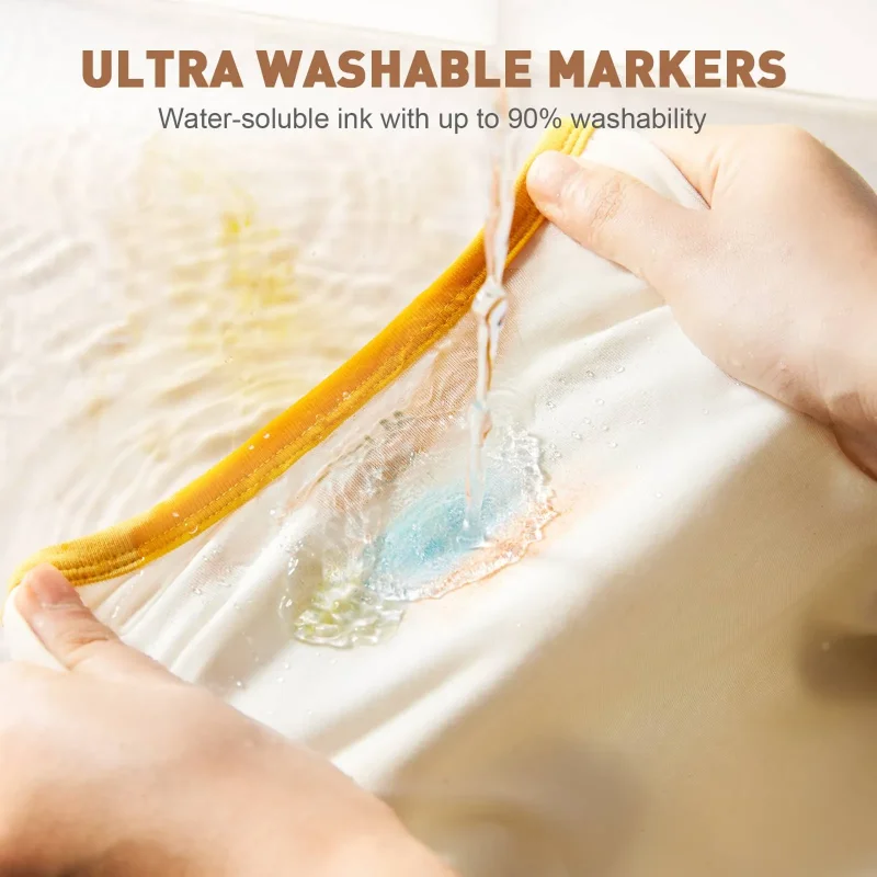 Jarmelo Washable Markers — children art supplies product image for children creative art and education