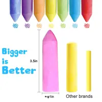 Jarmelo Washable Sidewalk Chalk - 15 Colors — product thumbnail for children creative art and education