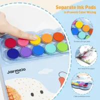 Jarmelo Finger painting-A lively forest — product thumbnail for children creative art and education