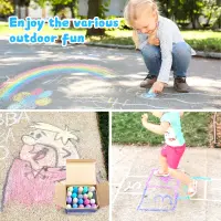 Jarmelo Washable Sidewalk Chalk - 15 Colors — product thumbnail for children creative art and education