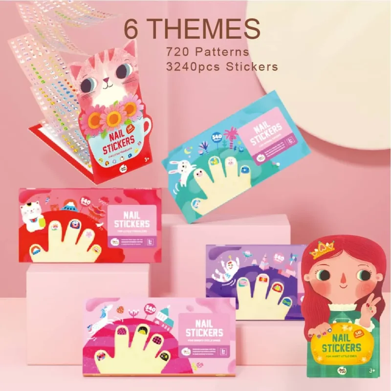 Jarmelo Nail Stickers- For sweet little ones — children art supplies product image for children creative art and education