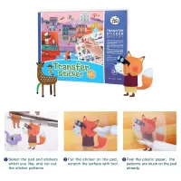 Jarmelo Transfer Sticker Scenes Pads — product thumbnail for children creative art and education