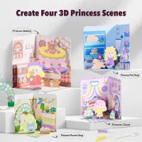 Jarmelo DIY Sand Art & Paper Craft Dollhouse Kit — product thumbnail for children creative art and education