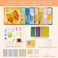 Jarmelo Mosaic Sticker Art - Animal Homeland — product thumbnail for children creative art and education