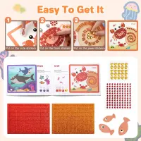 Jarmelo Mosaic Sticker Art -Ocean Journey — product thumbnail for children creative art and education