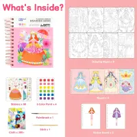 Jarmelo Fashion Design Drawing Book-Fairy Princesses — product thumbnail for children creative art and education