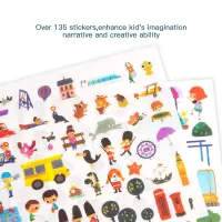 Jarmelo Transfer Sticker Scenes Pads — product thumbnail for children creative art and education