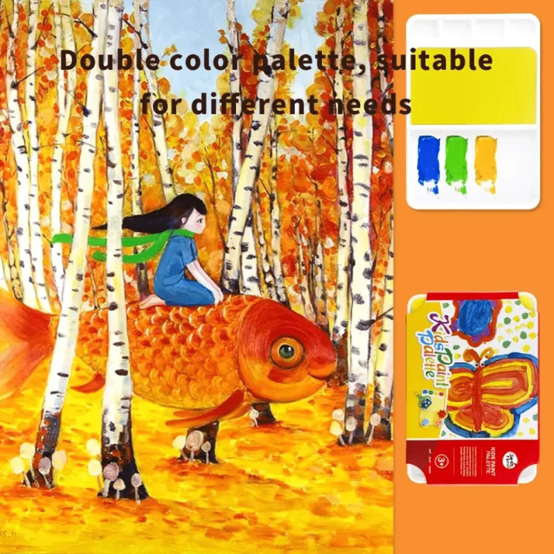 Jarmelo Platic Paint Tray Palette — children art supplies product image for children creative art and education