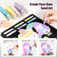 Jarmelo DIY Sand Art & Paper Craft Dollhouse Kit — product thumbnail for children creative art and education