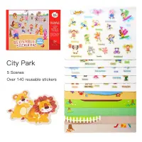 Jarmelo Reusable Sticker-City Park — product thumbnail for children creative art and education