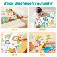 Jarmelo Sticky Coloring Poster — product thumbnail for children creative art and education