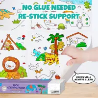 Jarmelo Sticky Coloring Poster — product thumbnail for children creative art and education