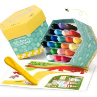 Jarmelo Mess Free EASY-Grip Beeswax Crayons — product thumbnail for children creative art and education
