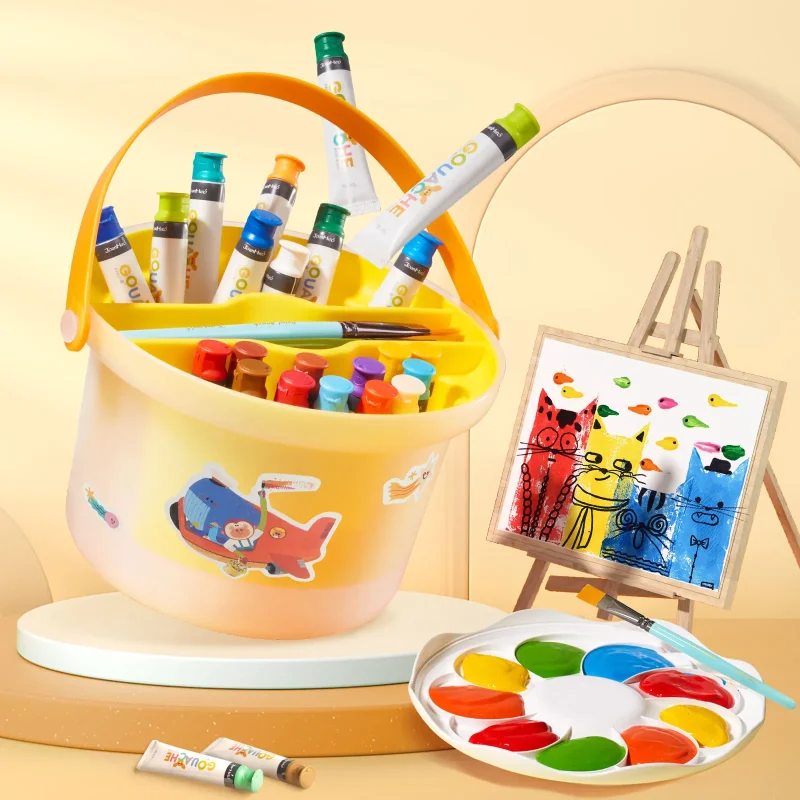 Jarmelo Kids Paint Set-Gouache Paint — children art supplies product image for children creative art and education