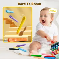 Jarmelo Mess Free EASY-Grip Beeswax Crayons — product thumbnail for children creative art and education
