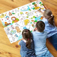 Jarmelo Sticky Coloring Poster — product thumbnail for children creative art and education