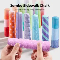 Jarmelo Rainbow Wow Sidewalk Chalk-36 Colors — product thumbnail for children creative art and education