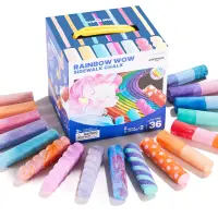 Jarmelo Rainbow Wow Sidewalk Chalk-36 Colors — product thumbnail for children creative art and education