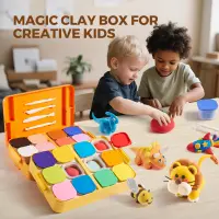 Jarmelo PLAY CLAY BOX – Air Dry Clay — product thumbnail for children creative art and education