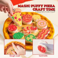 Jarmelo Magic Puffy Paint Pizza Kit — product thumbnail for children creative art and education