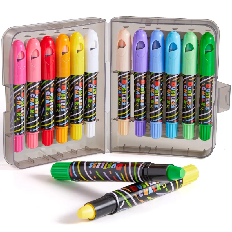 Jarmelo Dustless Chalk — children art supplies product image for children creative art and education