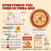 Jarmelo Magic Puffy Paint Pizza Kit — product thumbnail for children creative art and education