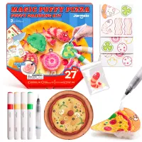 Jarmelo Magic Puffy Paint Pizza Kit — product thumbnail for children creative art and education