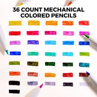 Jarmelo Mechanical Colored Pencils-36 Colors — product thumbnail for children creative art and education