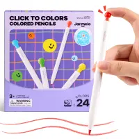 Jarmelo Mechanical Colored Pencils-24 Colors — product thumbnail for children creative art and education