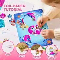 Jarmelo 3 in 1 Foil Craft Kit — product thumbnail for children creative art and education