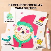 Jarmelo Washable Layered Markers-12 Colors — product thumbnail for children creative art and education