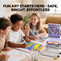 Jarmelo Mechanical Colored Pencils-24 Colors — product thumbnail for children creative art and education