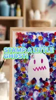 A little ghost is hiding!