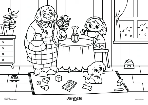 Multi-person family interaction