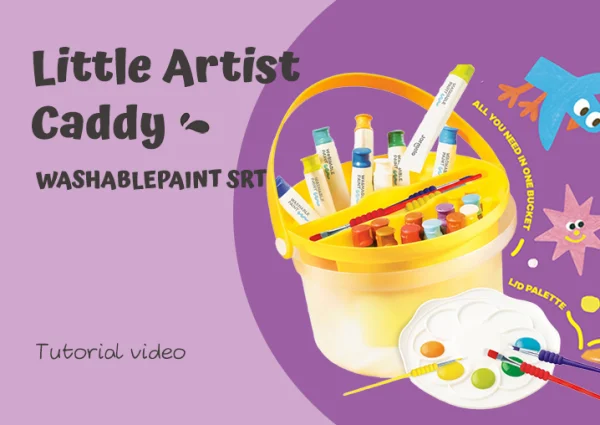 Little Artist Caddy Washable Paint Set