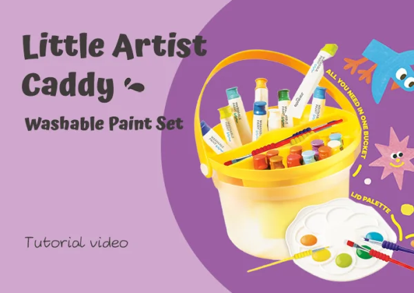 Little Artist Caddy Washable Paint Set