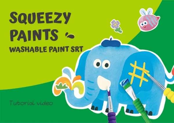Squeezy Paints Washable Paint Set