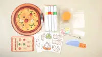 Magic Puffy Pizza-Puffy Drawing Kit