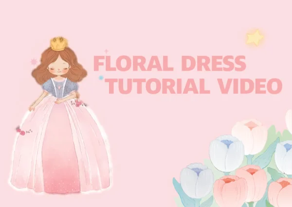 POKE CRAFT - FLORAL DRESS
