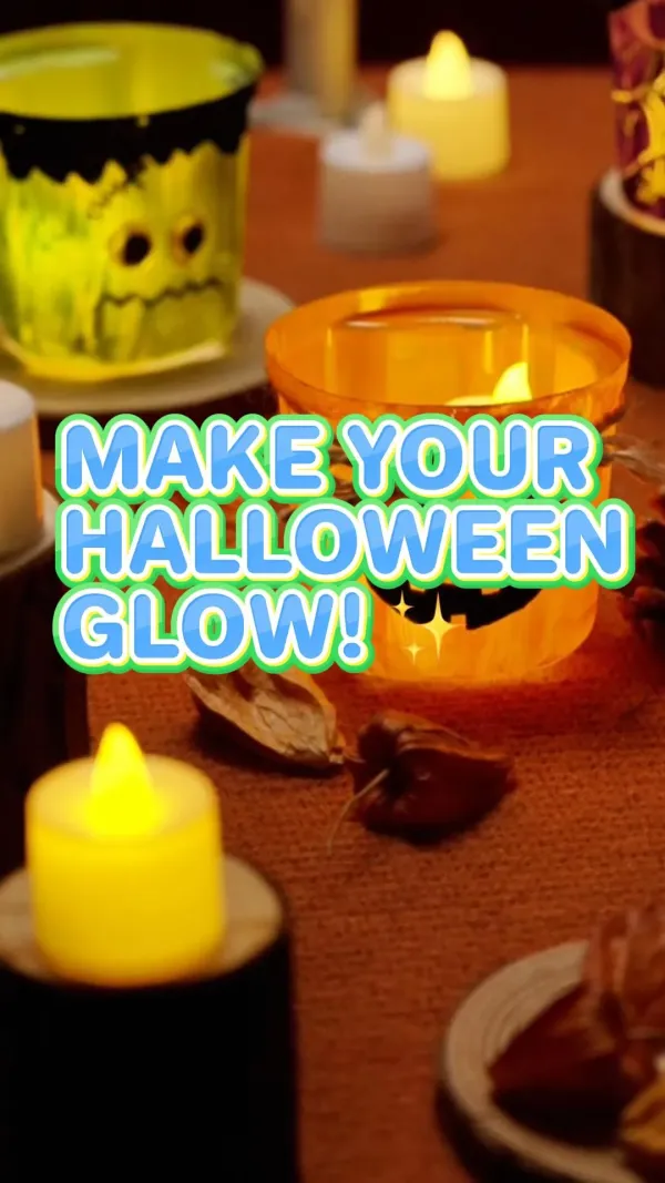 Thumbnail for the Boo! Let'S Light Up Halloween! creative art video
