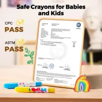 Jarmelo Silky Washable Crayons -Baby Roo — product thumbnail for children creative art and education